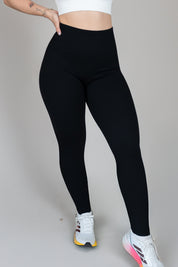 Legging rib negro