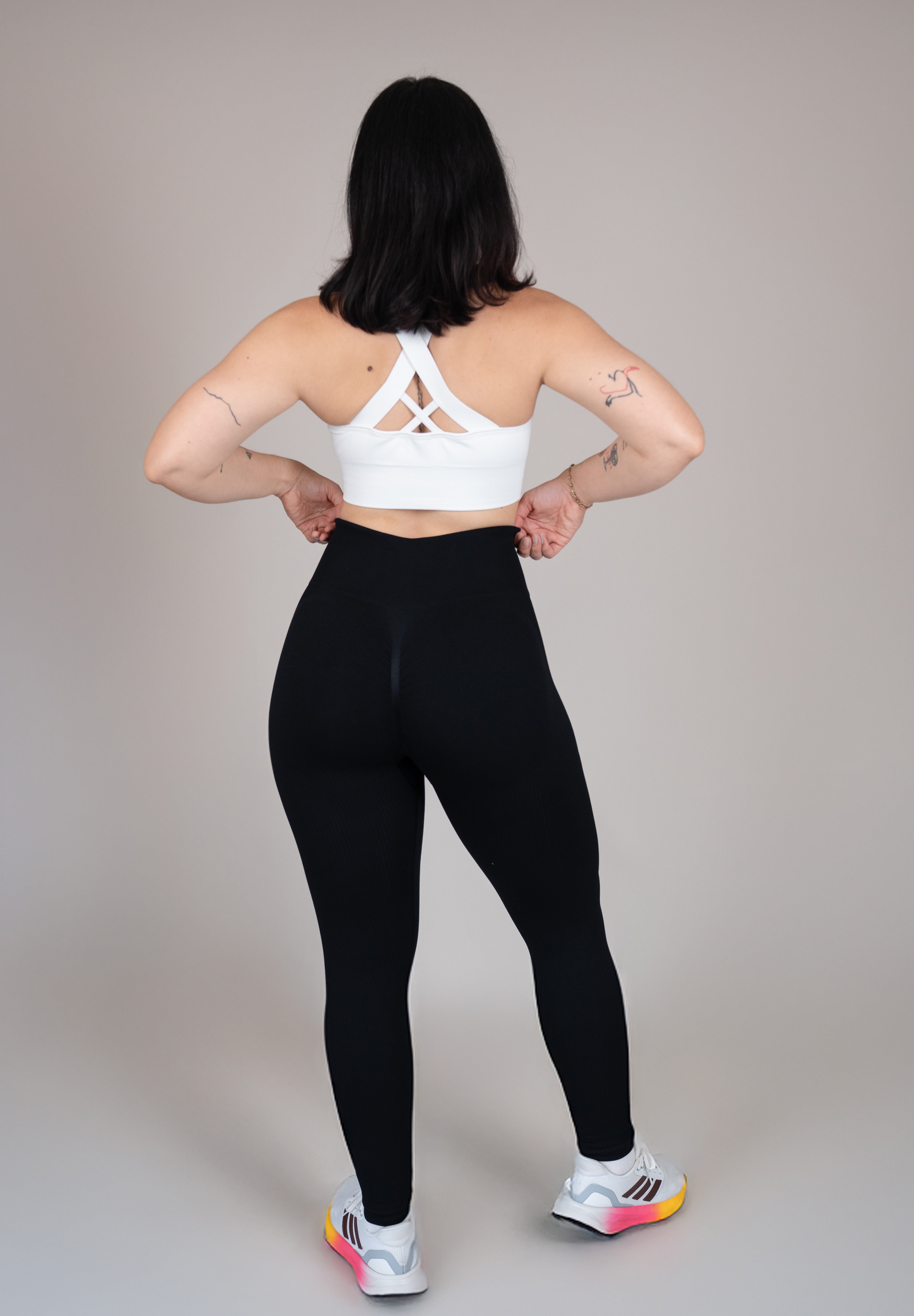 Legging rib negro