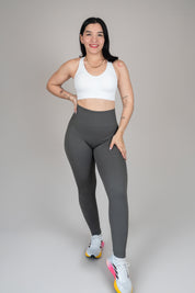 Legging rib plomo