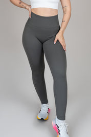 Legging rib plomo