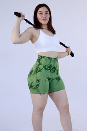 Short tiedye verde verde