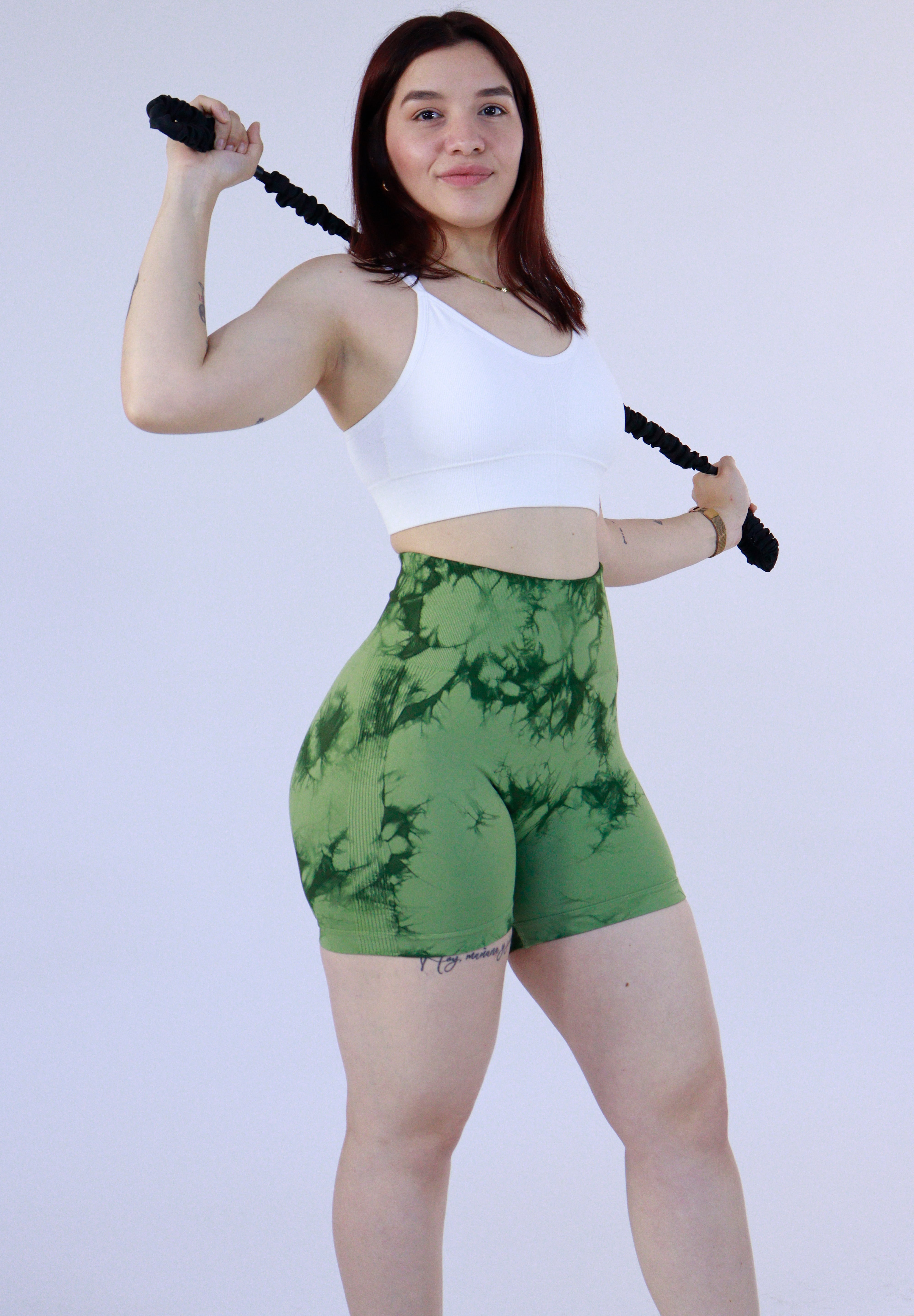 Short tiedye verde verde