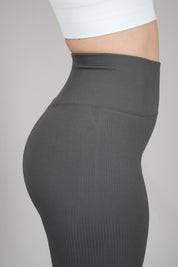 Legging rib plomo