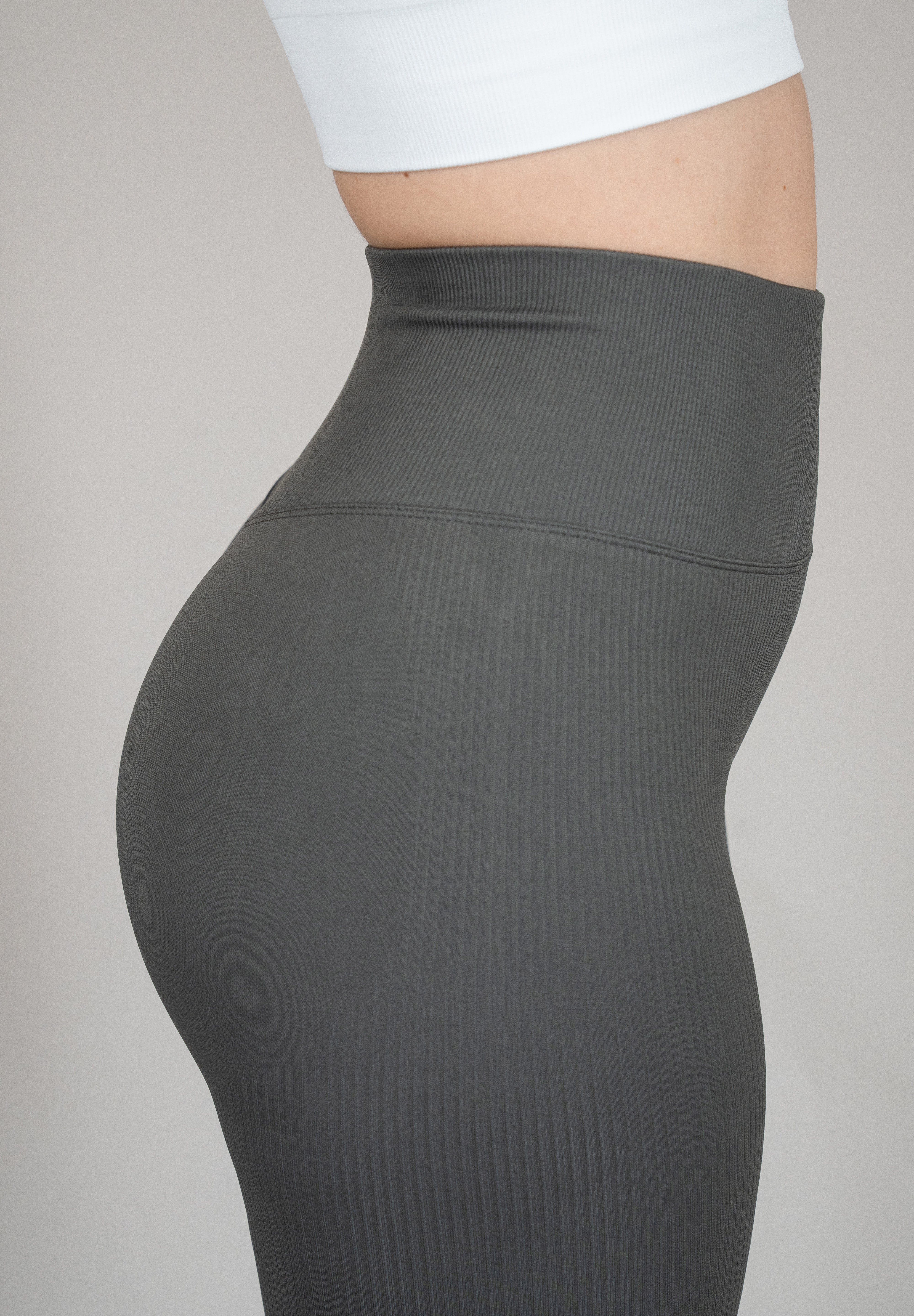 Legging rib plomo