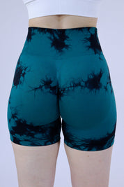 Short tiedye verde negro