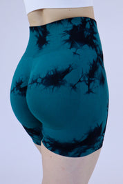 Short tiedye verde negro