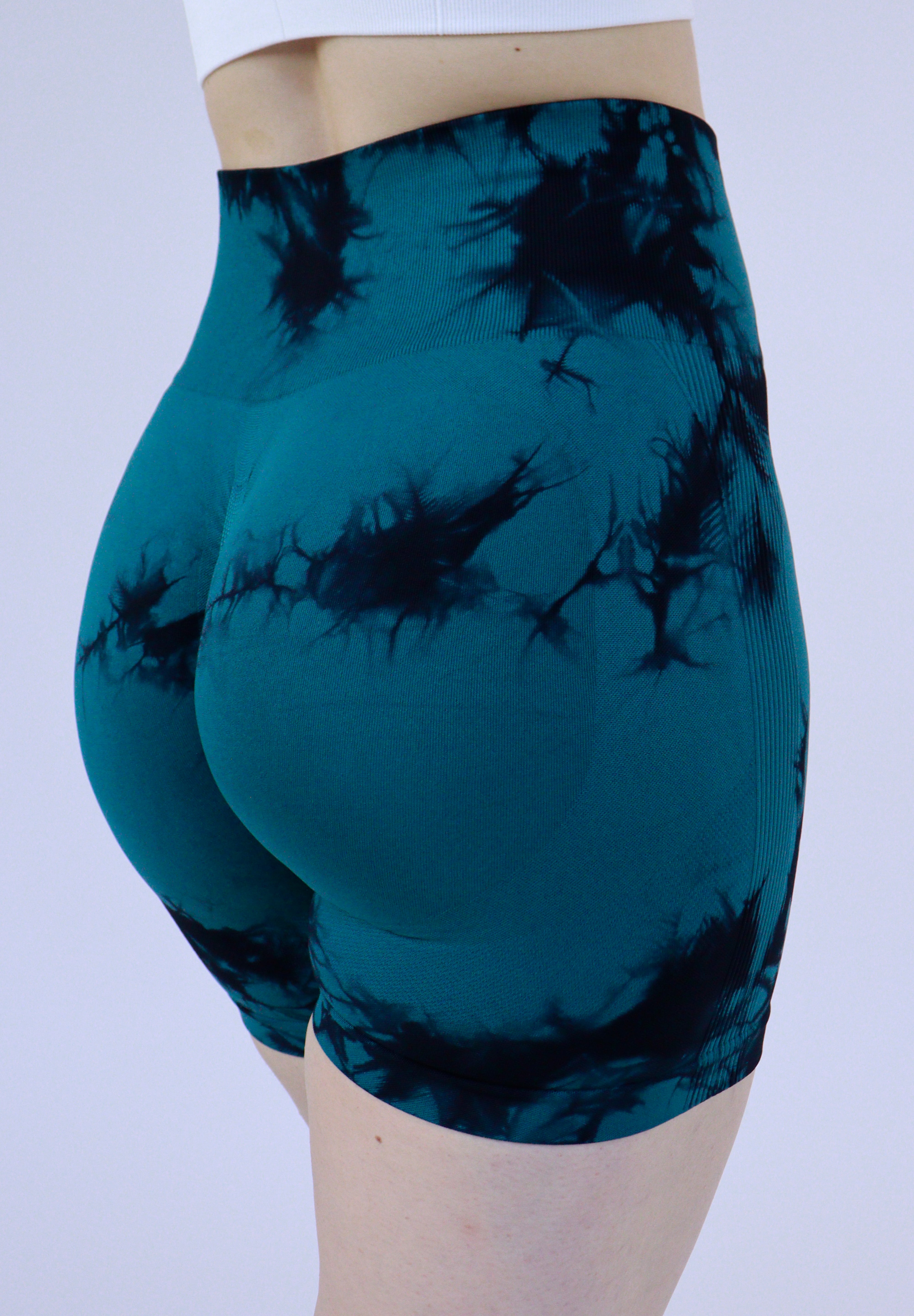 Short tiedye verde negro