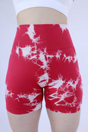 Short tiedye rojo