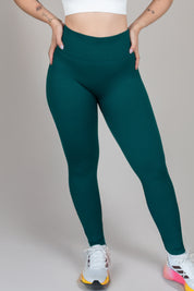 Legging rib verde