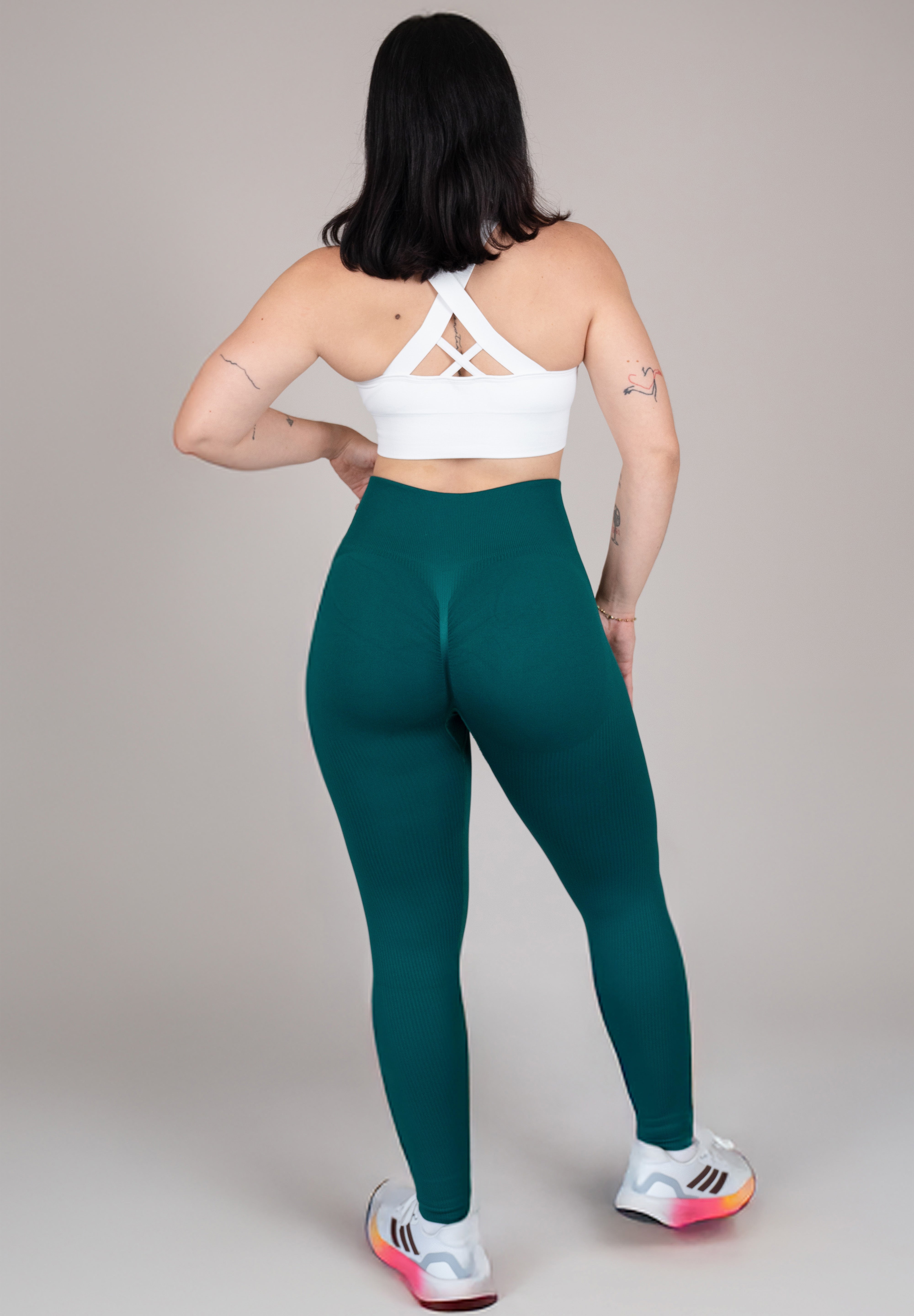 Legging rib verde
