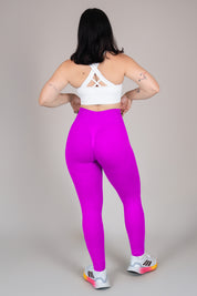 Legging rib fucsia