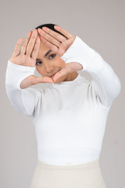 Top jana blanco