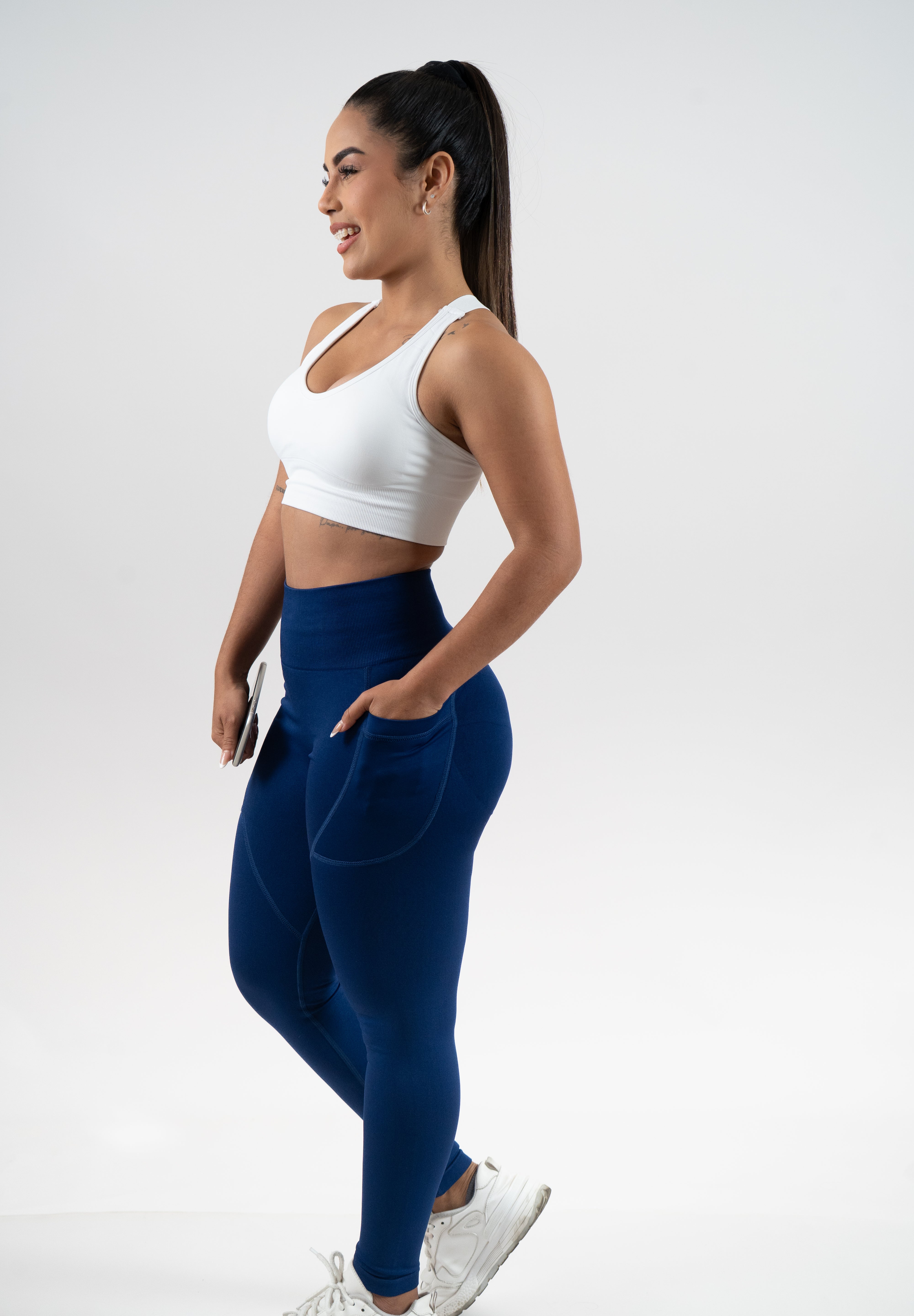 Legging Pocket azul