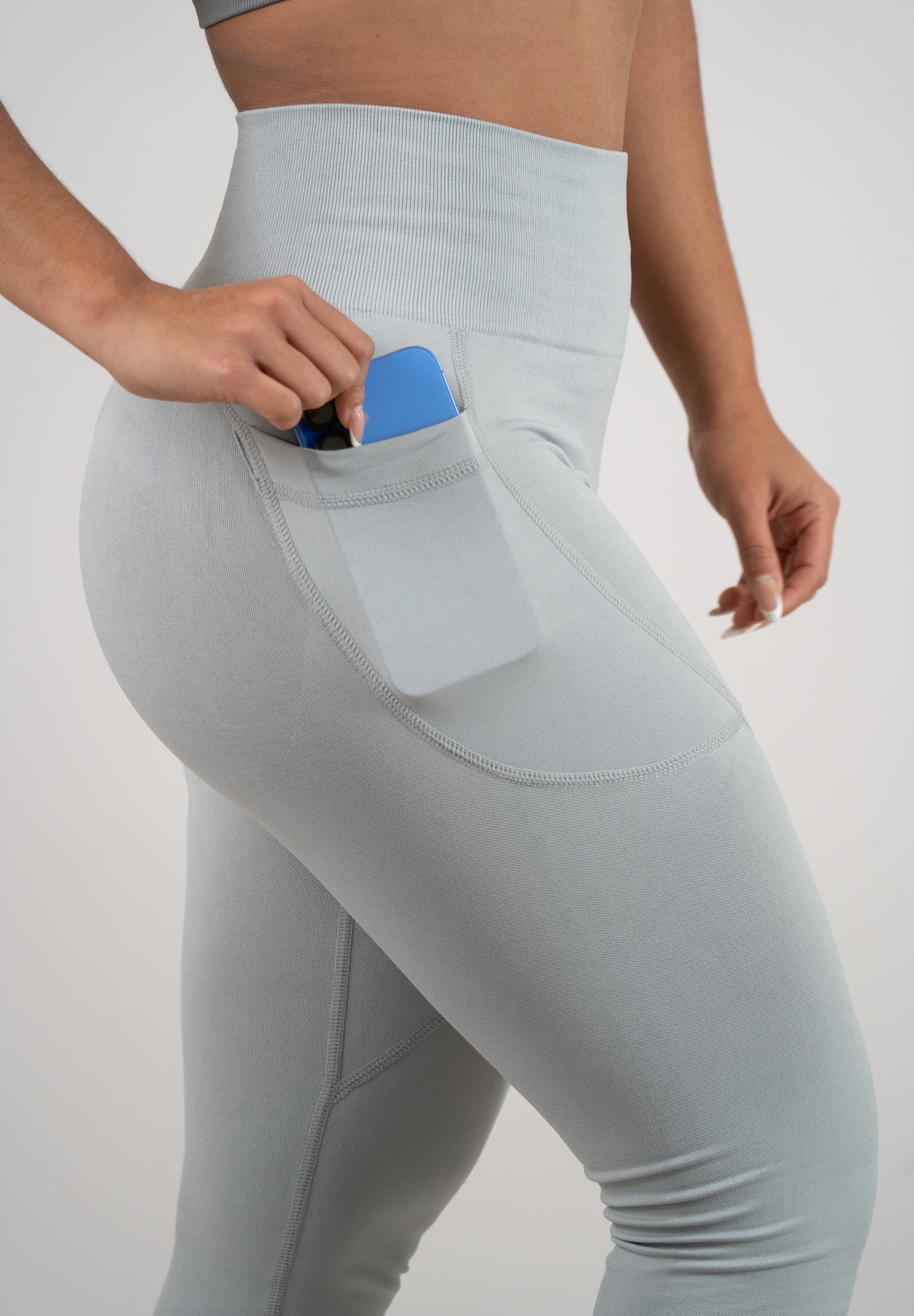 Legging Pocket plata