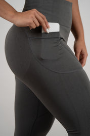 Legging Pocket plomo