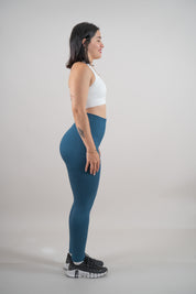 Legging rib cobalto