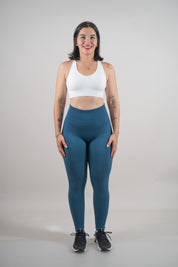 Legging rib cobalto