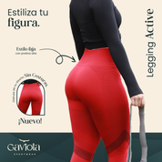 Legging active rojo