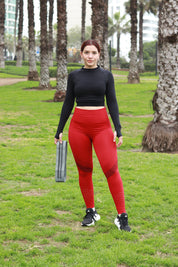 Legging active rojo