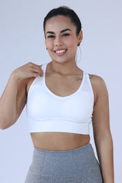 Top agata blanco