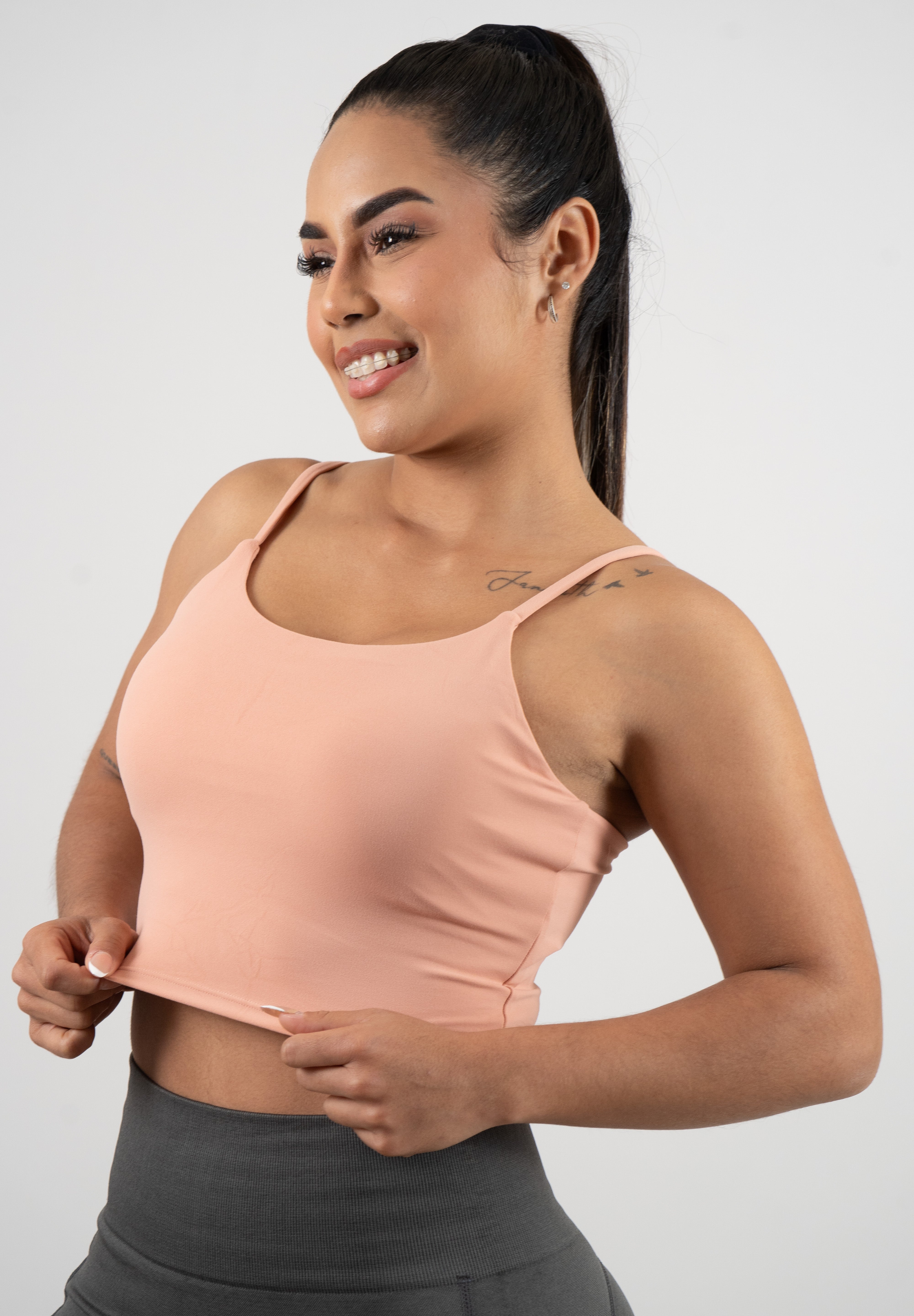 Top Vania salmón