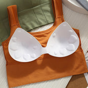 Top lara naranja