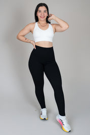 Legging rib negro
