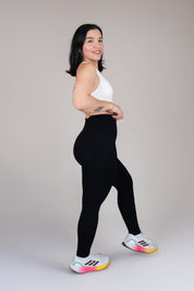 Legging rib negro