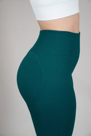 Legging rib verde