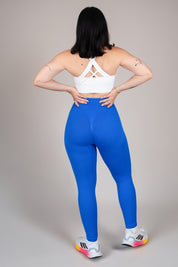 Legging rib azul