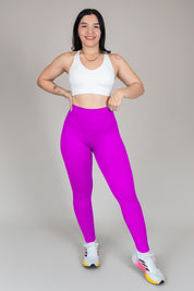Legging rib fucsia