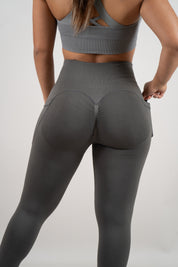 Legging Pocket plomo